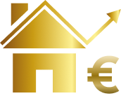 empresa instaladora placas solares Mallorca | casa oro con euro icono