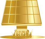 empresa instaladora placas solares Mallorca | placa solar oro icono