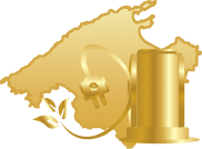 cargador de coche en Mallorca Tot-sol | isla con cargador icono oro